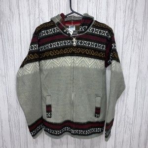 Womens Size S Yari Artesanias Zip Sweater NWT